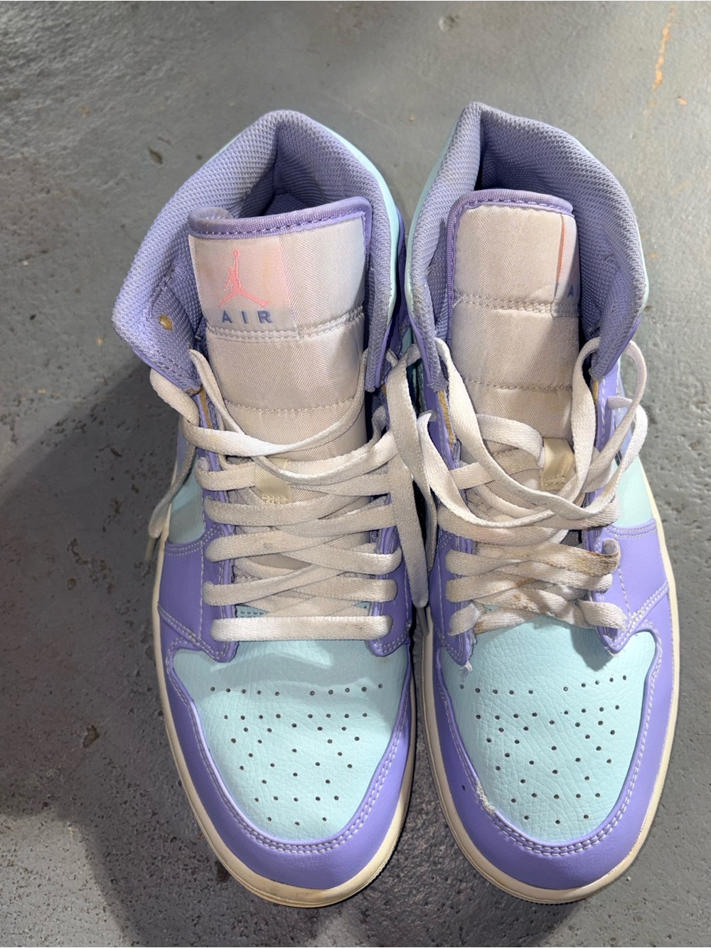 Nike Women’s High-Top Sneakers in Lavender & Light Blue